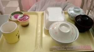 初日の入院食|岐阜県K市医師会病院