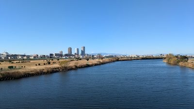 多摩川大橋から｜令和7年1月1日